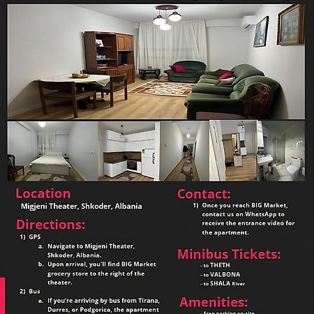 Sala Apartment Shkodra Kültér fotó